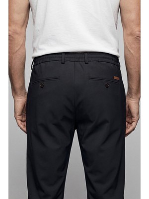 Bisse Erkek Lastikli Bağcıklı Spor Jogger Haki Pantolon PNS25K25202_D49