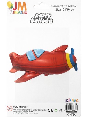 Vipfoni Pervaneli Uçak Folyo Balon