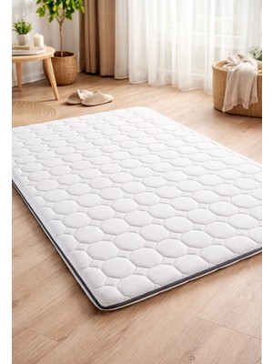 Artex  Yer Yatağı 5cm Sünger Şilte 160X200 Ped Yatak Şiltesi Pedi Topper Sade Mattress