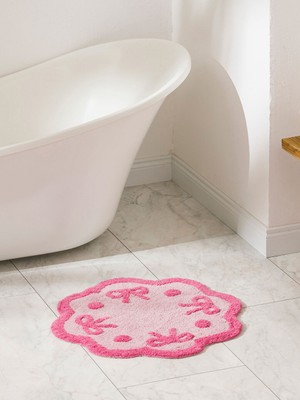 LC Waikiki Karışık Fiyonk Baskılı Banyo Paspası 60X60 cm