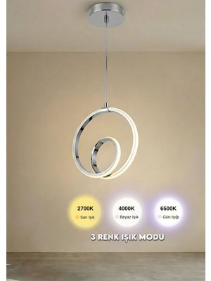 PremiumPort Modern Sarkıt LED Avize, Oturma Odası, Salon ve Mutfak Için Şık Aydınlatma