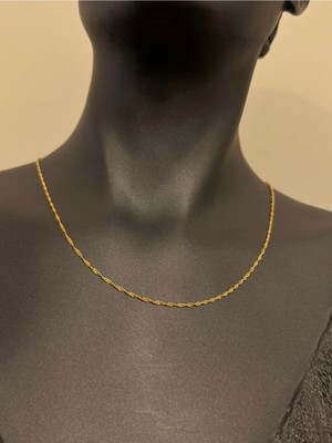 Altın Singapur Zincir Kolye