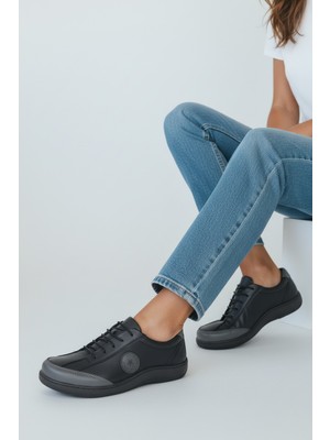 Cozi Company Hakiki Deri Ortopedik Rahat Günlük Kadın Ayakkabı