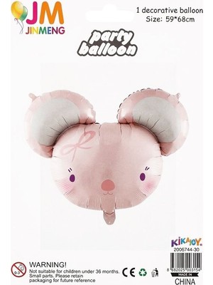 Vipfoni Pembe Fare Folyo Balon