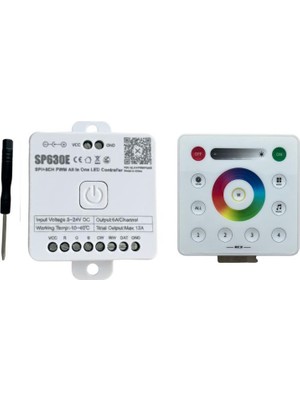 SP630E Duvar Tipi Rgb Pixel Şerit Kontrol 12-24 Volt