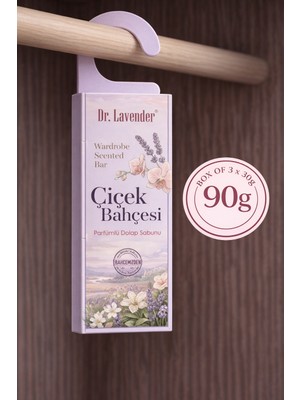Dr. Lavender Dolap Sabunu Çiçek Bahçesi 3’lü Set – Floral Kokulu Dolap & Gardırop Ferahlatıcı