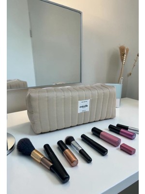 Estrella Paris Seul Dy-Son Airwrap ve Tüm Saç Şekillendiriciler Için Xl Boy Çanta Seyahat Çantası Bej