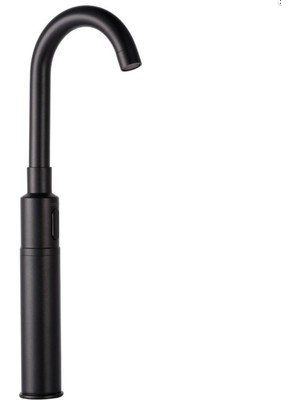 Fontana - Fotoselli Yüksek Tip Lavabo Bataryası Siyah Pilli Tek Su Girişli Outlet - FS-9205-
