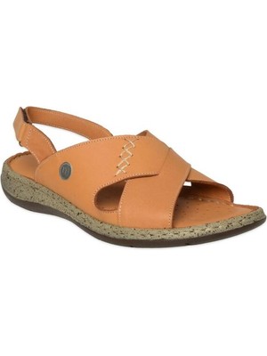 Mammamia 2425 26YS Hakiki Deri Kadın Günlük Sandalet