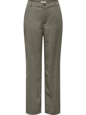 Only Onlarıs Lıfe Mw Straıght Pants Wvn cc Kadın Gri Pantolon - 15364126