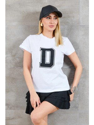Bigümex D Baskılı T-Shirt