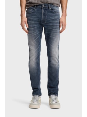 Boss Pamuklu Slim Fit Normal Bel Dar Paça Jeans Erkek Kot Pantolon 50559918 410