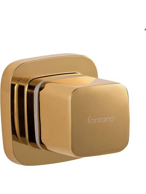 Fontana - Lux Kare Ankastre Stop Valf Altın Outlet - FSV-202-