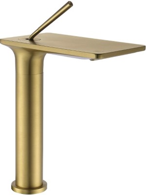 Fontana - Yüksek Tip Lavabo Bataryası Altın Outlet - FJ-5022-