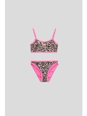 Tyess Bg Store Kız Çocuk Desenli Bikini