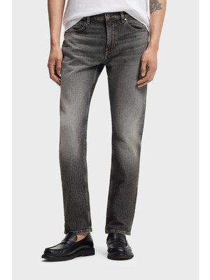 Boss Pamuklu Slim Fit Normal Bel Dar Paça Jeans Erkek Kot Pantolon 50557508 007