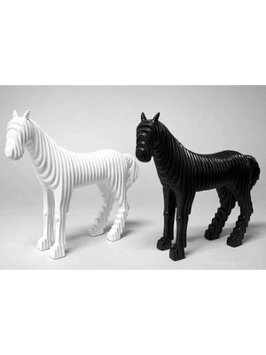 Midas Toptan Home 28X27 cm Özel Tasarım Polyester At Figürü