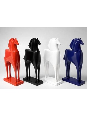 Midas Toptan Home 27X15 cm Özel Tasarım Polyester At Figürü