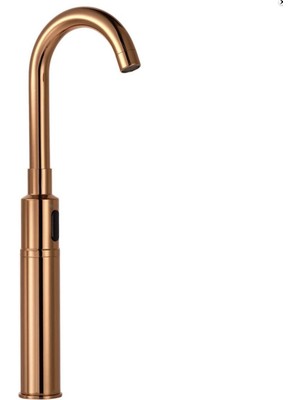 Fontana - Fotoselli Yüksek Tip Lavabo Bataryası Rose Pilli Tek Su Girişli Outlet - FS-9203-