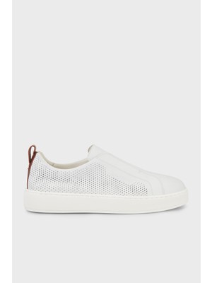 Santoni Hakiki Deri Sneaker Ayakkabı Erkek Ayakkabı MBCD22181BARTFIDI80