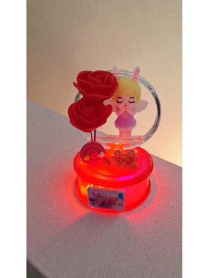 Famemus Accessory Sevgililer Gününe Özel Sevgili I Love You Fanus Işıklı Hediyelik Doum Günü BOYUT:12CM*8CM