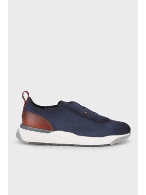 Santoni Süet Sneaker Ayakkabı Erkek Ayakkabı MBIM22032BGRTOPQU59