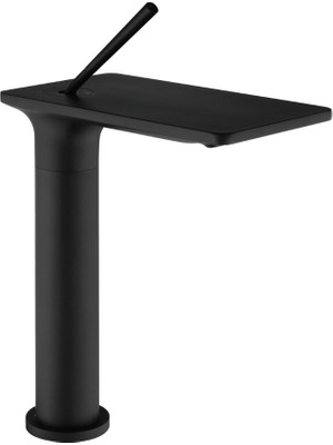 Fontana - Yüksek Tip Lavabo Bataryası Siyah Outlet - FJ-5025-