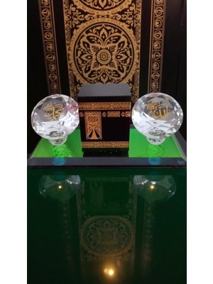 Famemus Accessory Kabe Cami Cam Süs 16CM* 8cm Boyutu Ürün Camdır