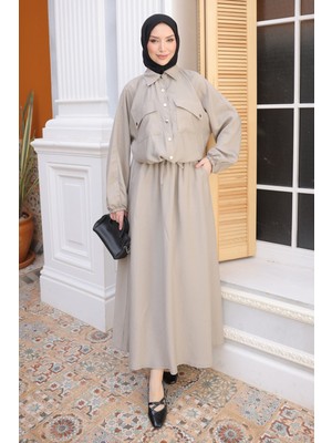 İmaj Butik Taş Yarasa Kol Asimetrik Cepli Ceket Etekli Takım