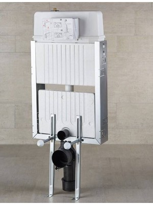 Japar - Sense Gömme Rezervuar Seti 120 mm Buton Dahil - 50123TK