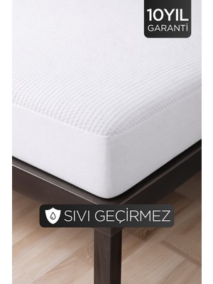 Dream Time 3D Premium Bambu Desen Sıvı Geçirmez Fitted Alez | Jakarlı Ultra Sessiz Yatak Koruyucu