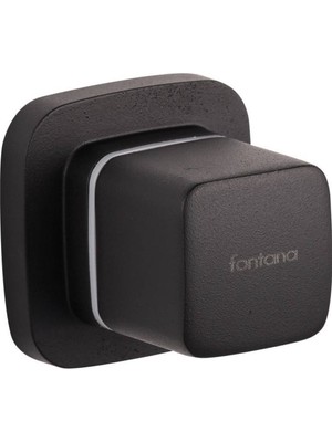 Fontana - Lux Kare Ankastre Stop Valf Siyah Outlet - FSV-205-