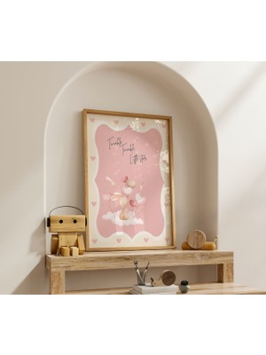 Luxor Pixels (Çerçevesiz) Twinkle Little Star Tavşan Çocuk Odası Poster