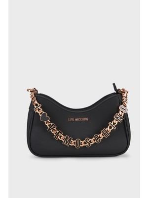 Love Moschino Logo Harf Detaylı Çıkarılabilir Askılı Çanta Bayan Çanta JC4070PP1OL1700A