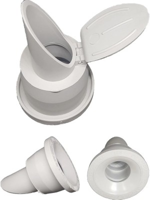 Kustar Lavabo Koku Giderici Çek Valfli Lavabo Gider Adaptör Conta Ø50 Evye Koku Önleyici