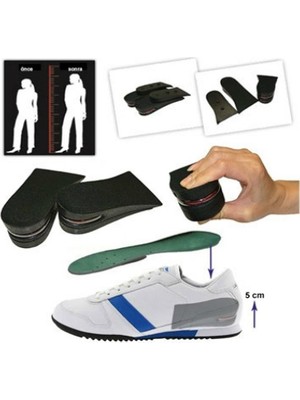 Practika Hava Yastıklı Boy Uzatıcı Tabanlık (7 cm Daha Fazla Boy Uzunluğu) - 35 Numara