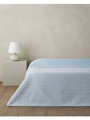English Home Daisy Kamila Tek Kişilik Çok Amaçlı Örtü 160X220 cm Açık Mavi