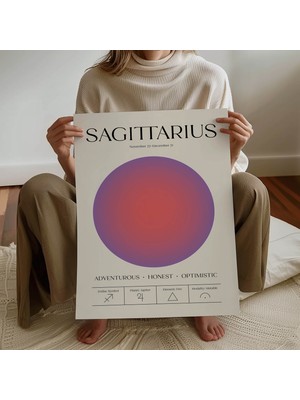 Pegziz Yay Burcu Astroloji Poster Modern Minimalist Duvar Dekoru