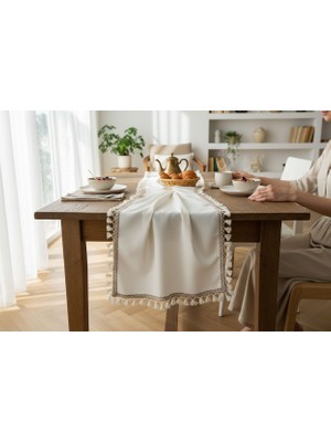 Lussart Collection Otantik Püsküllü Runner (50X125)