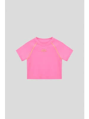 Tyess Bg Store Kız Çocuk Pembe Mayo Tshirt