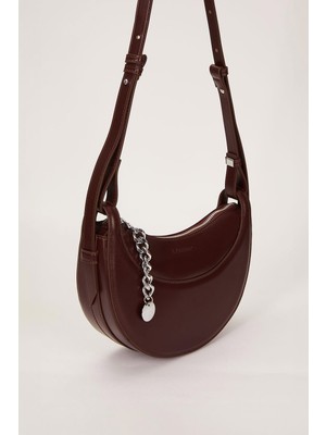 Lale Butik Levidor Premium Birleştirilebilir Askılı Deri Çanta 930624 Bordo