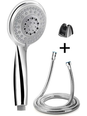 Kustar Elvis Banyo Duş Başlığı 5 Fonksiyonlu Yumuşak Su Akışı Için Başlık