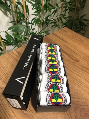 Aygan Store 8 Çift Unisex Renkli Desenli Soket Çorap Desenli Beyaz Kolej Çoraplar 8 Adet