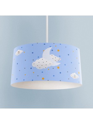 PremiumPort Çocuk Odası Bulut ve Kuzu Desenli Zarif Avize