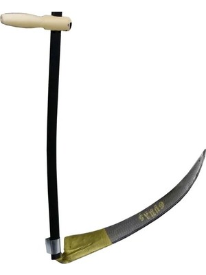 TeknoKapsül Komple Tırpan - Metal Saplı 6 Parça Set - Ahşap Elcik 85 cm