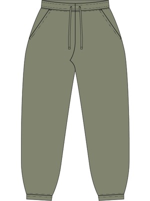 Herschel Pigment Dye | Pamuk Kadın Eşofman Altı, Cepli, Lastikli Paça