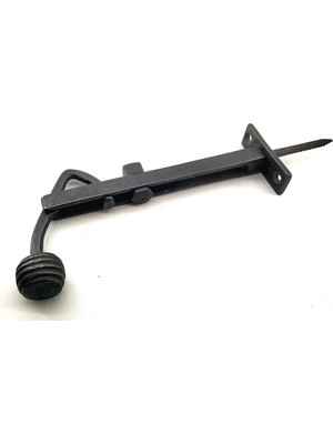 TeknoKapsül Antika Tarz Dekoratif Pirinç Ayarlı Panjur Stoperi - 150X55 Mm, Oksit