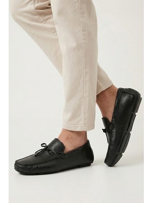 Ziya, Erkek Hakiki Deri Günlük Ayakkabı 1611065ZE0791 Siyah