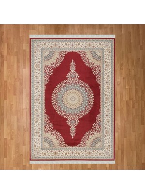 Mevlana Bazaar Klasik Desenli Zarif Motifli 90 x 150 cm Ipek Halı