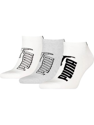 Puma Elements Btw 3'lü Unisex Beyaz Günlük Stil Çorap 93899403